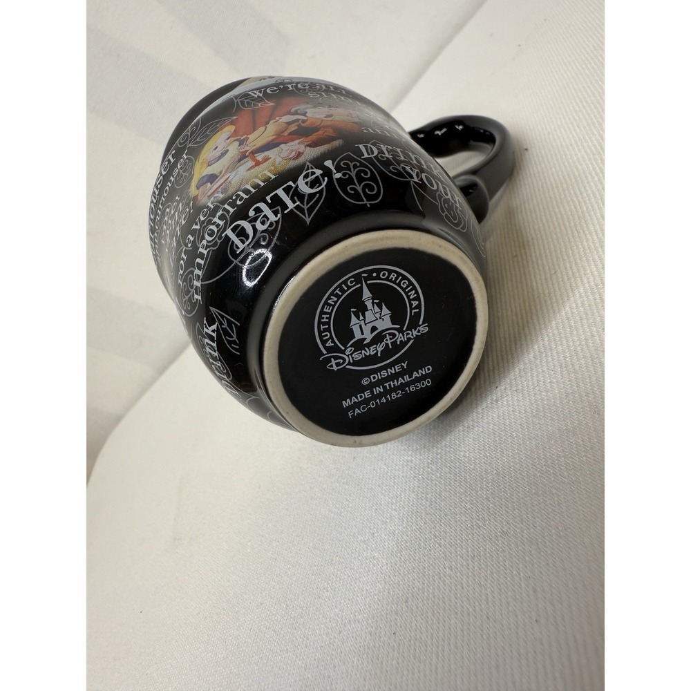 DISNEY Parks ALICE IN WONDERLAND Triple Stacked MAD HATTER Coffee MUG Tea CUP - Picture 2 of 4